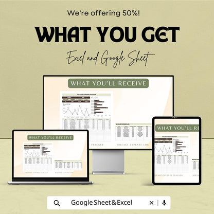Mileage Expense Tracker Sheet | Google Sheet | Track Travel Mileage & Expenses | Automated Reimbursement Tracker | Mileage Log Template