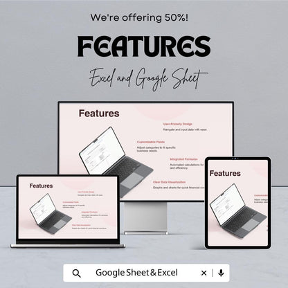 Printable Statement Sheet Template | Excel and Google Sheets | Business Invoice & Billing Form | Financial Record Sheet | Digital Download