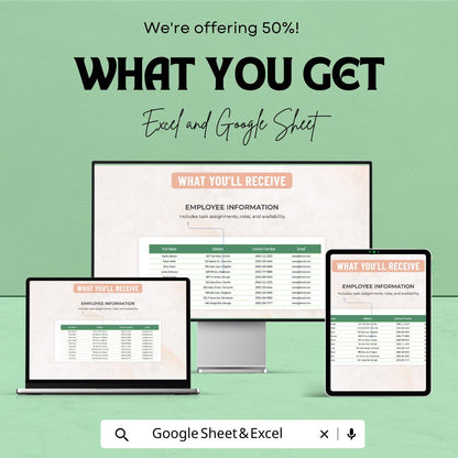 Startup Project Gantt Chart Template | Excel & Google Sheets Project Planner | Business Timeline Spreadsheet