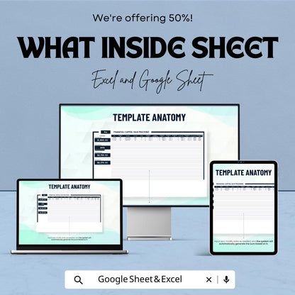 Financial Capital Gains Tracking Template | Investment Tracker | Gain Loss Calculator | Tax Reporting Organizer | Portfolio Tracking Sheet