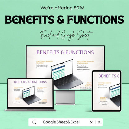 Proforma Financial Model Template | Business Financial Plan Excel & Google Sheets | 3-Year Financial Projection