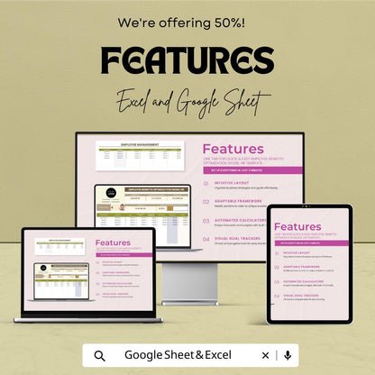 Employee Benefits Optimization Template Excel, HR Compensation Model, Benefits Cost Calculator, Payroll Analysis Spreadsheet
