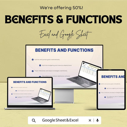 Marketing Consumer Behavior Analysis Template | Excel and Google Sheets | Customer Insights & Marketing Analytics Spreadsheet