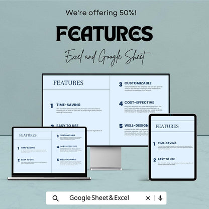Accounting Flowchart Template | Excel and Google Sheets | Business Process Flow | Finance Workflow Chart | Editable Spreadsheet