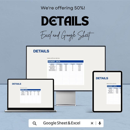 Business Debt Schedule Template | Debt Tracker Spreadsheet | Loan Payment Planner | Debt Payoff Calculator | Business Finance Tracker