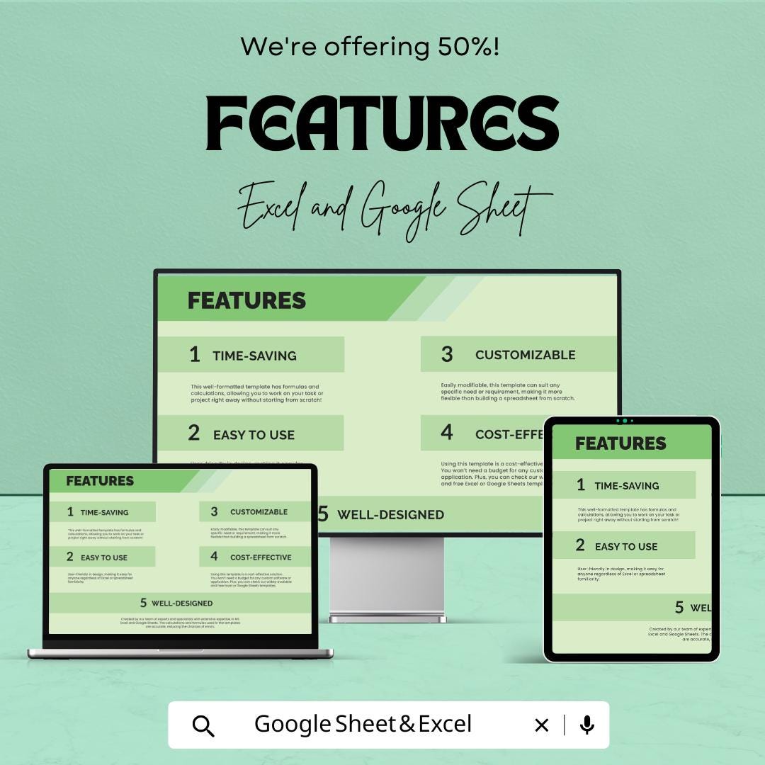 IT Monthly Financial Report Sheet Template | Monthly Income Expense Report | IT Budget Tracking Template | Financial Summary Sheet