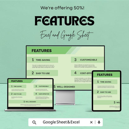 IT Monthly Financial Report Sheet Template | Monthly Income Expense Report | IT Budget Tracking Template | Financial Summary Sheet