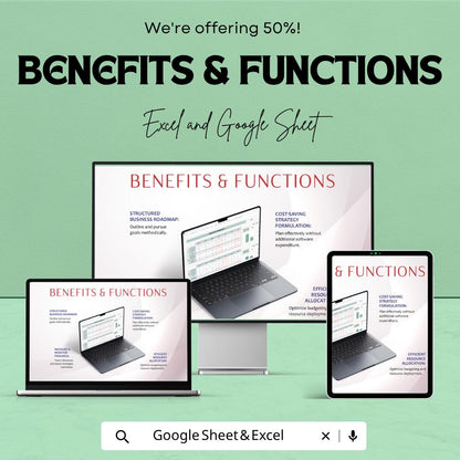 Monthly Workout Template Excel & Google Sheets | Fitness Planner Spreadsheet | Gym Tracker Dashboard | Workout Log Digital