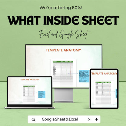 Student Assignment Tracker Template | Homework Tracker Spreadsheet | Study Planner | Assignment Log | Deadline Tracker
