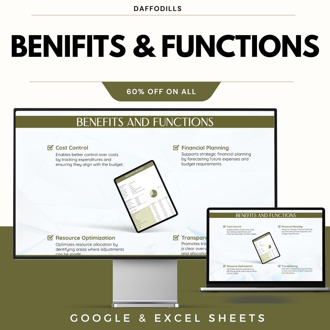 Budget Sales Forecast Template, Sales Forecast Spreadsheet, Business Budget Planner, Revenue Projection Tool, Google Sheets Excel