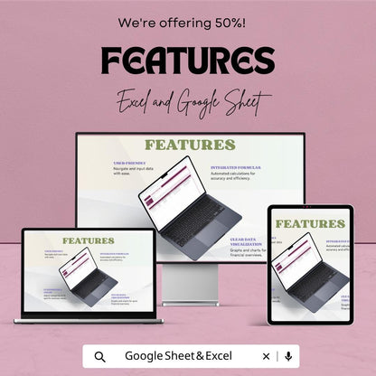 Competitive Analysis Report Template | Market Research Spreadsheet | Competitor Tracking Report | Business Strategy Template |