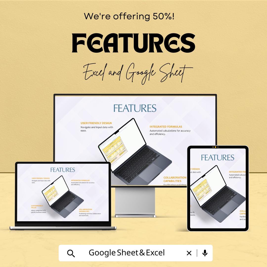 Sales Team Budget Sheet | Excel and Google Sheet | Sales Expense Forecast Template | Business Budget Tracker | Sales Planner Tool