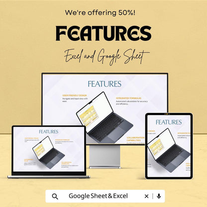 Sales Team Budget Sheet | Excel and Google Sheet | Sales Expense Forecast Template | Business Budget Tracker | Sales Planner Tool