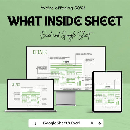 IT Capital Budgeting Template, IT Project Budget Spreadsheet, Tech Budget Planner, Capital Expense Tracker, Excel Google Sheets