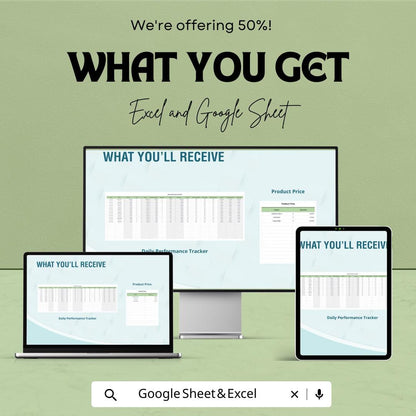 Post-Sale Email Campaign Performance Tracker Template | Revenue and Conversion Tracker | Email Performance Report | Campaign KPI Dashboard