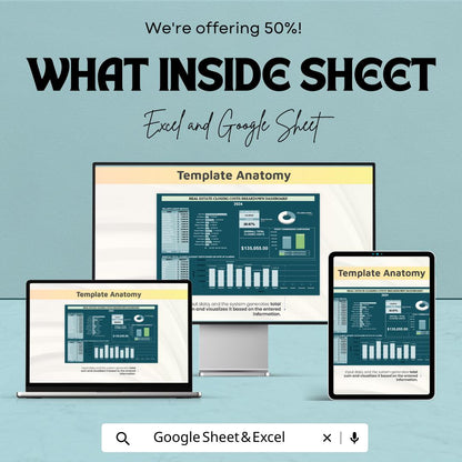 Real Estate Closing Costs Breakdown Template | Property Closing Cost Calculator | Buyer Seller Cost Sheet | Excel & Google Sheets