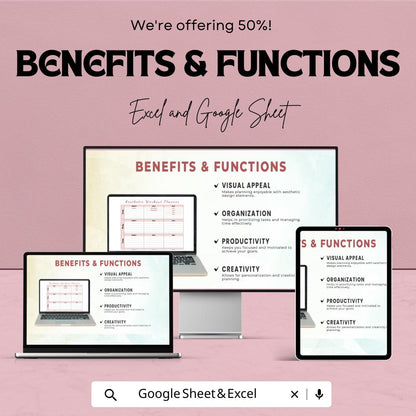 Advertising Agency Price Sheet Template | Excel & Google Sheets | Service Rate Card | Media Pricing List | Editable Business Price List