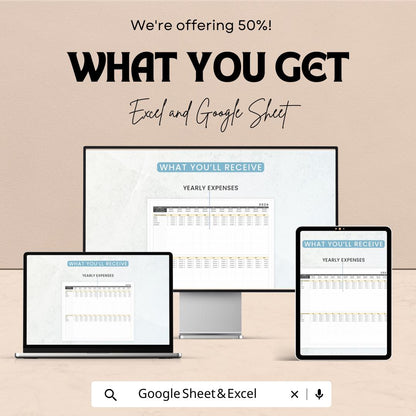 Operations Facility Budget Tracking Sheet - Excel & Google Sheets Template for Budget Management and Expense Tracking
