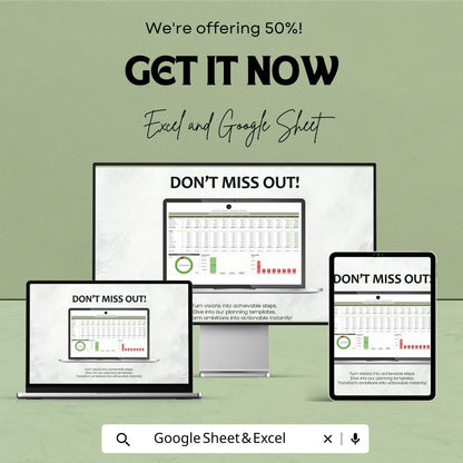 Startup Budget and Financial Projections Template | Excel & Google Sheets | Startup Planner, Business Forecast, Expense Tracker