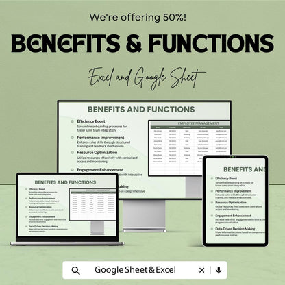 Sales New Hire Onboarding Progress Dashboard Template | Employee Training Tracker | HR Performance Dashboard | Excel & Google Sheet | Team