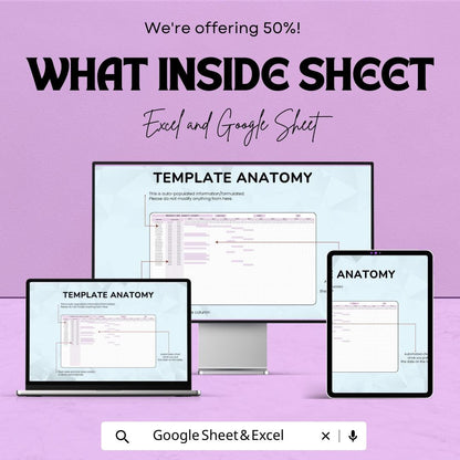 Marketing Gantt Chart Template | Campaign Planning Spreadsheet | Project Timeline Planner | Excel & Google Sheets