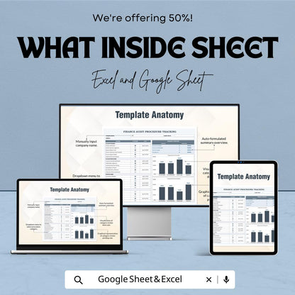 Finance Audit Procedure Tracking Template, Excel & Google Sheets, Financial Audit Checklist, Accounting Audit Log, Compliance Tracker