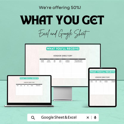 Vendor Contract Expiry Log, Contract Renewal Tracker, Vendor Management Template, Contract Expiration Sheet