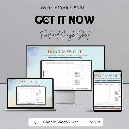Blank Statement Sheet Template | Excel and Google Sheets | Invoice & Billing Tracker | Business Finance Log | Digital Download