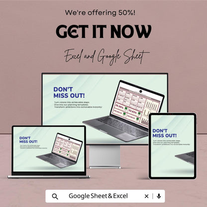 Marketing Brand Health KPIs Dashboard - Excel and Google Sheet - Track & Analyze Marketing Performance - KPI Analytics Template