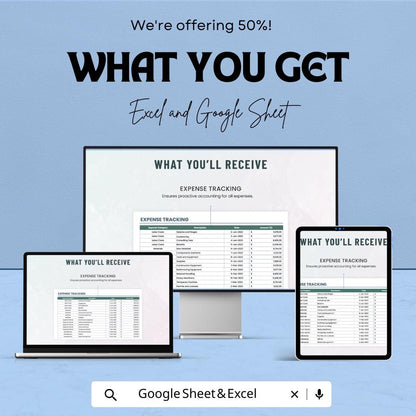 Project Budget Sheet | Excel and Google Sheets Template | Expense Tracker | Budget Forecast & Allocation Tool | Editable Financial Planner