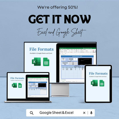 Hourly Rate Calculator Template | Freelance Rate Calculator | Pricing Spreadsheet | Income Planner | Billable Hours Tool