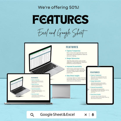 Project Management Log Sheet | Excel and Google Sheets Template | Track Projects, Budget & Expenses | Project Planning and Task Tracker