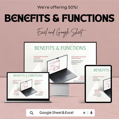 Data Bar Chart Template Excel | Google Sheets Dashboard | Data Visualization Template | Business Chart Spreadsheet | KPI Tracker |
