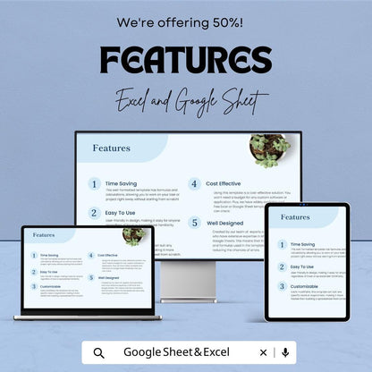 IT Equipment Budget Template | IT Budget Spreadsheet | Technology Budget Planner | Excel & Google Sheets Business Budget Tracker