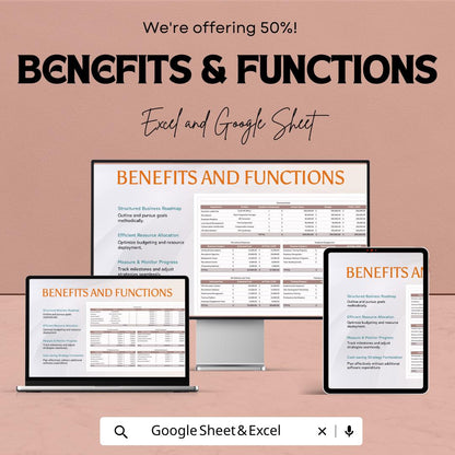 HR Budget Planning Template | Excel & Google Sheets | 50% Off | Workforce Budget Tracker
