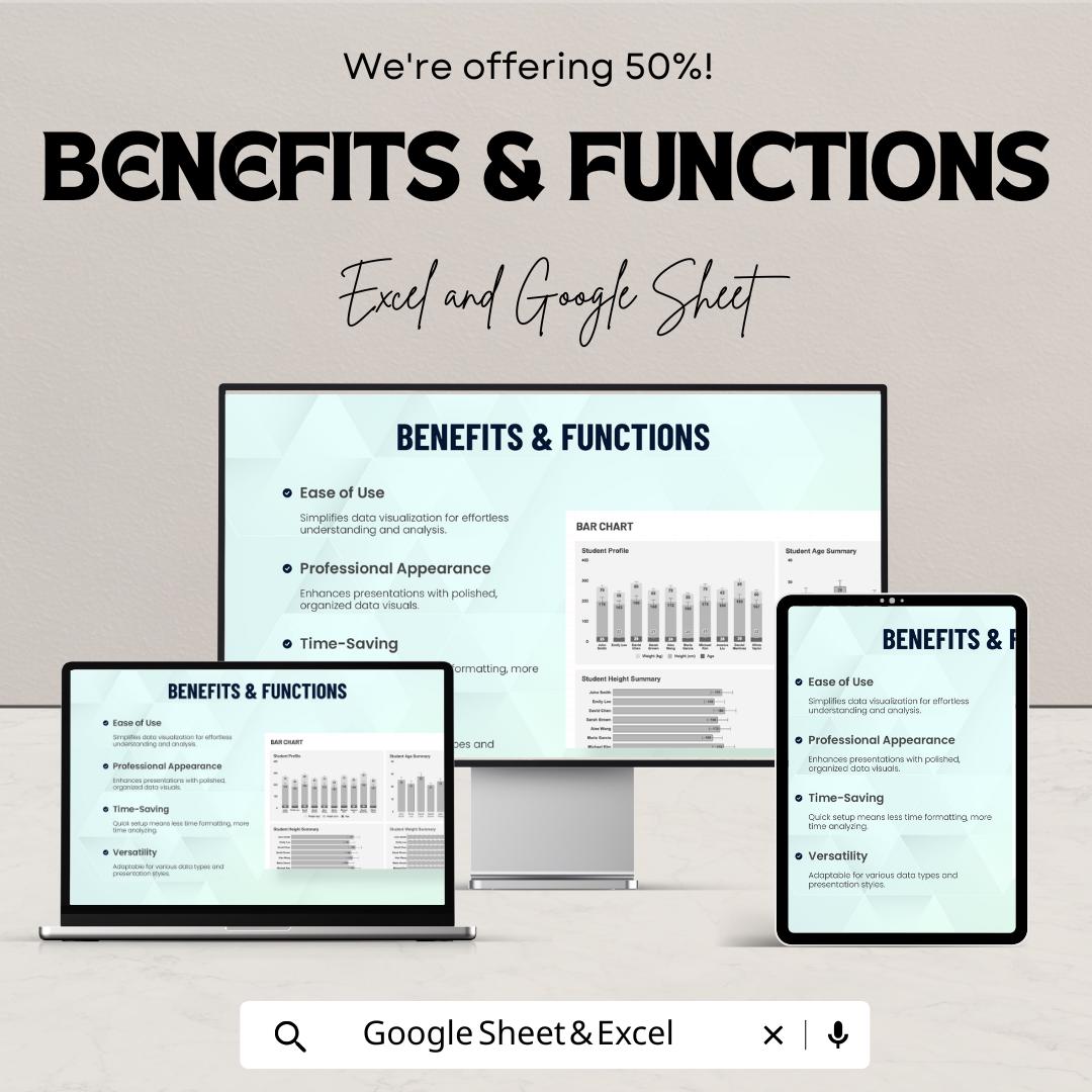 Printable Bar Chart Template for Excel & Google Sheets - Visualize Data with Ease