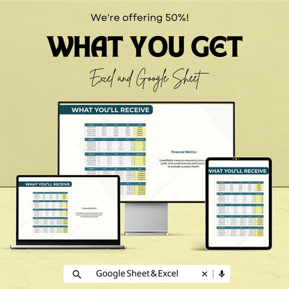 Restaurant Sales Forecast Template | Food & Beverage Forecasting | Restaurant Revenue Planner | Sales Projection Template