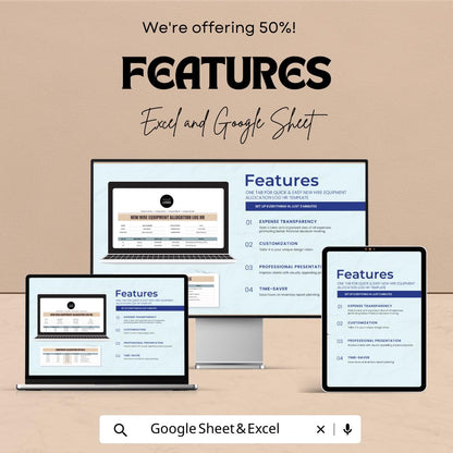 New Hire Equipment Allocation Log HR Template | Employee Equipment Tracker | Onboarding Asset Log | Excel & Google Sheets