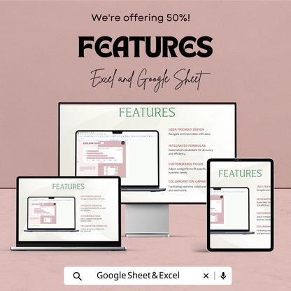 Data Bar Chart Template Excel | Google Sheets Dashboard | Data Visualization Template | Business Chart Spreadsheet | KPI Tracker |