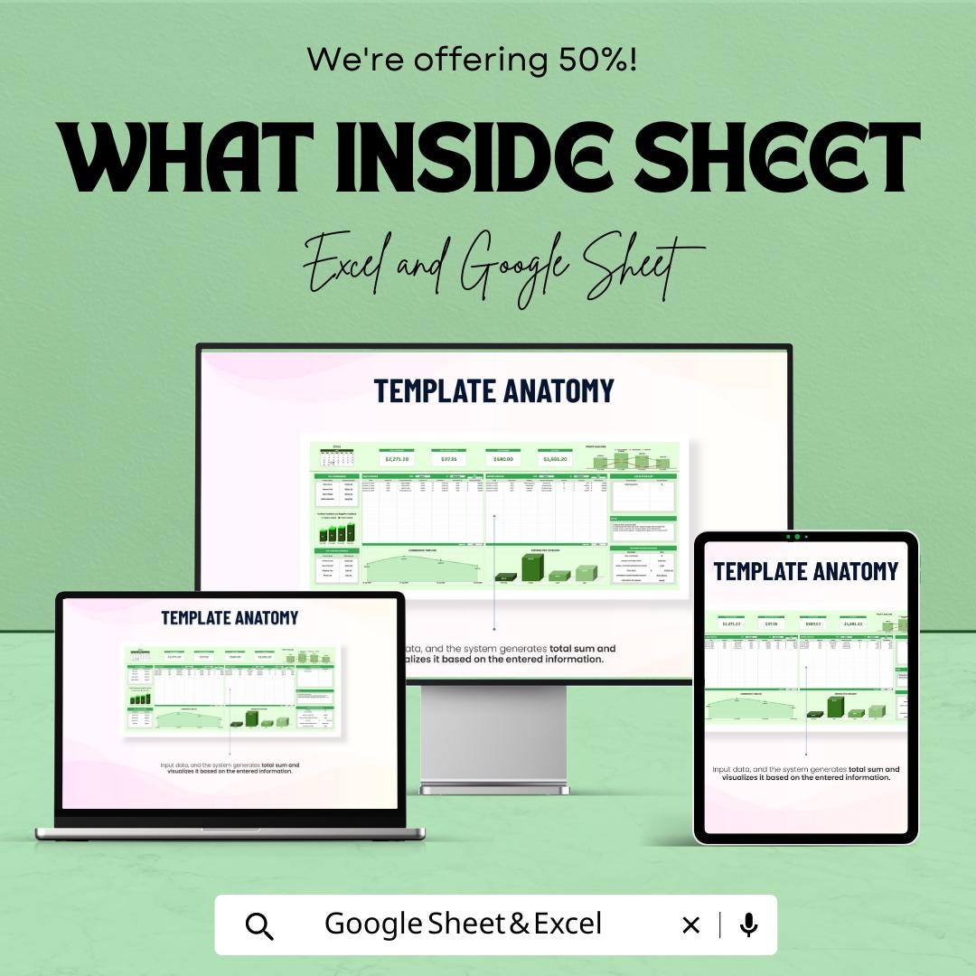 Sales Monthly Commission Tracker Template | Sales Incentive Achievement Tracker | Commission Spreadsheet | Excel & Google Sheets