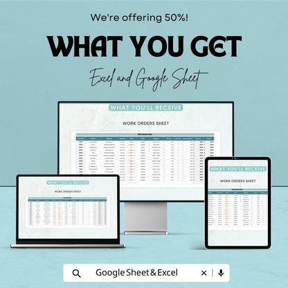 Facility Management Dashboard Template | Operations Performance Dashboard | Maintenance KPI Tracker | Excel & Google Sheets