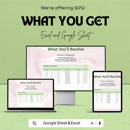 Resource Management Sheet | Project Resource Planner | Excel & Google Sheets Template | Task and Personnel Allocation Tool