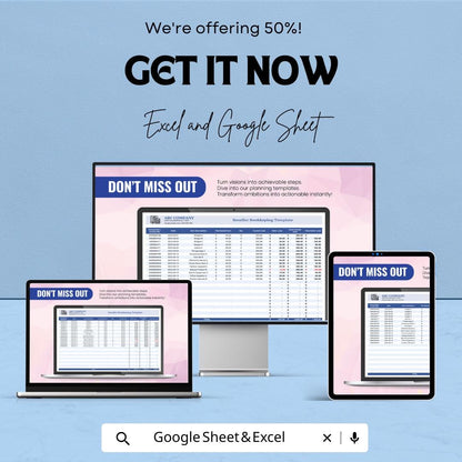 Reseller Bookkeeping Template - Google Sheet , Sales, and Profit Tracking | Accounting Dashboard for Resellers | Inventory Management