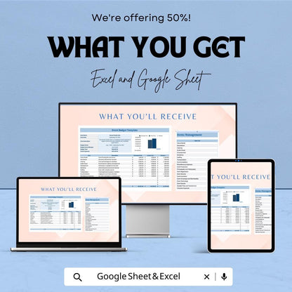 Event Budget Template | Event Planning Budget Planner | Wedding Budget Spreadsheet | Party Expense Tracker | Editable Template