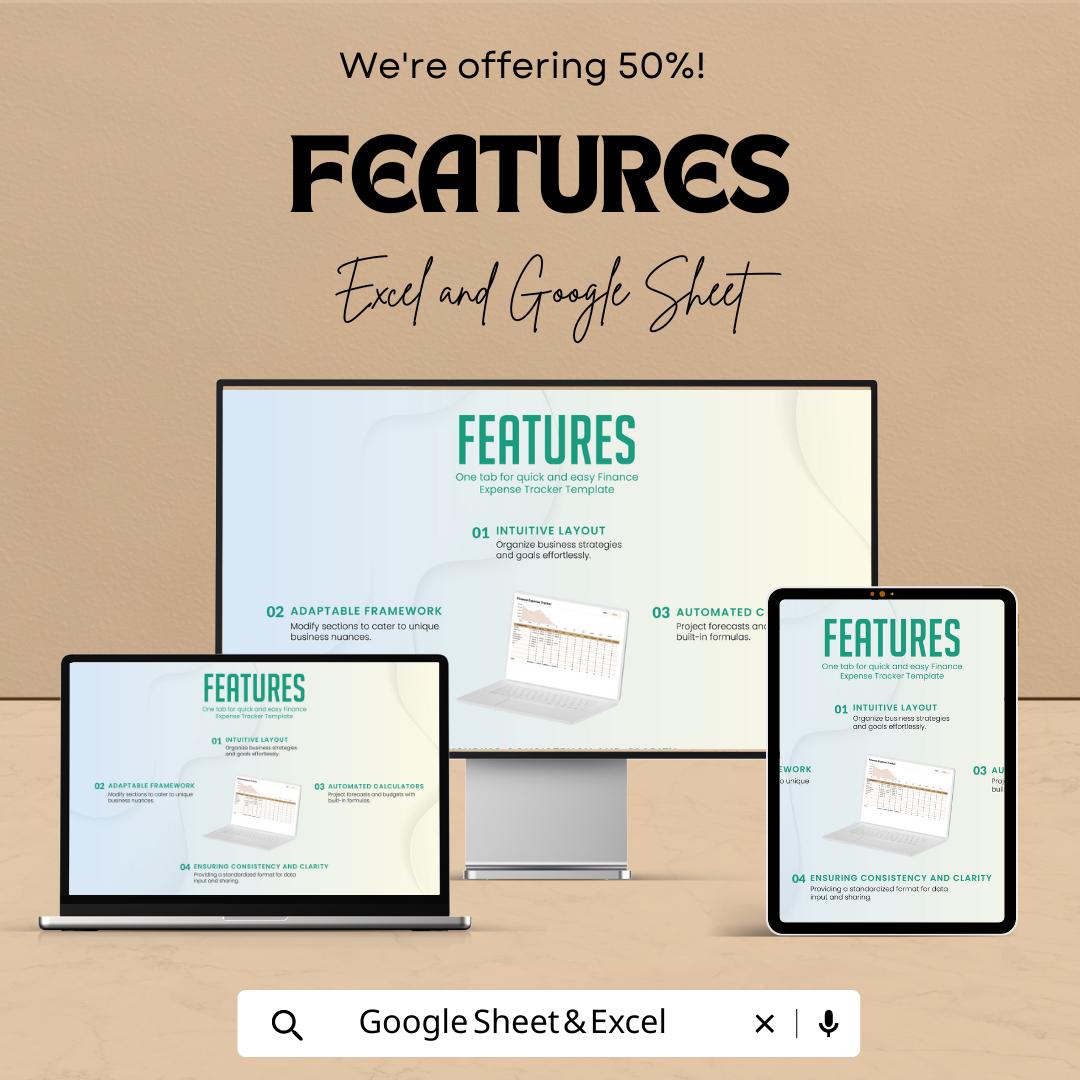 Finance Expense Tracker Template Excel, Annual Budget Spreadsheet, Monthly Expense Tracker, Business Finance Planner