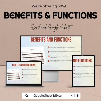 2-Month Sales Forecasting Template | Business Budget Planner | Monthly Revenue Tracker | Financial Planning Spreadsheet