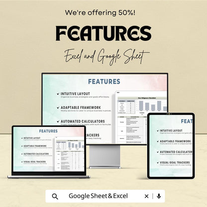 Due Diligence Checklist Template for Excel & Google Sheets - Business Task Management, Easy Tracking, Due Diligence Audit