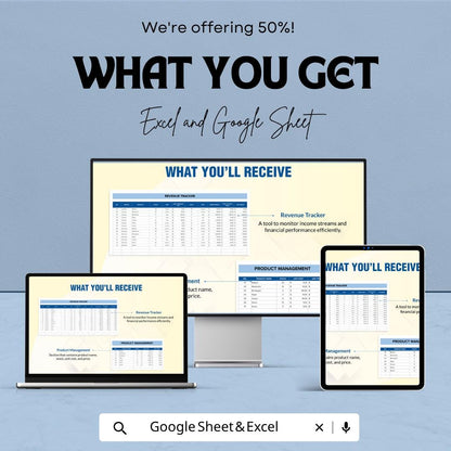 School Shop Revenue Tracker  | Sales and Profit Tracker | Inventory & Expense Tracker | School Store Finance Template