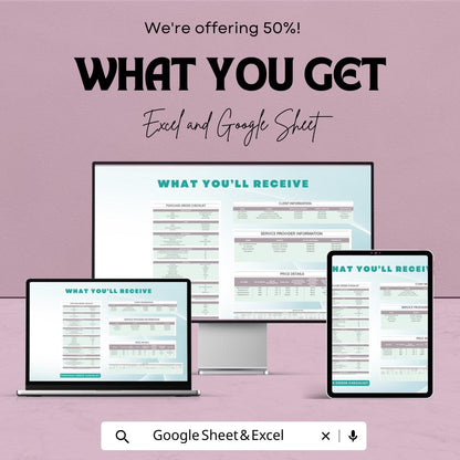 Purchase Order Checklist Template | Google Sheets & Excel | Procurement Form | Order Tracking Sheet | Editable Instant Download