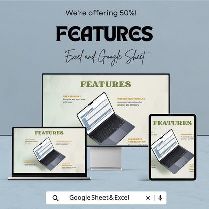 E-Commerce Budgeting Template | Online Store Budget Spreadsheet | Shopify Business Tracker | Sales Expense Profit Sheet